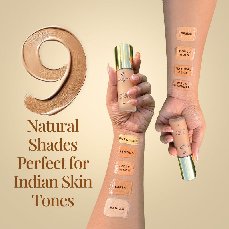 Coloressence True Tone Premium Liquid Silicone Foundation Full Coverage Matte Finish