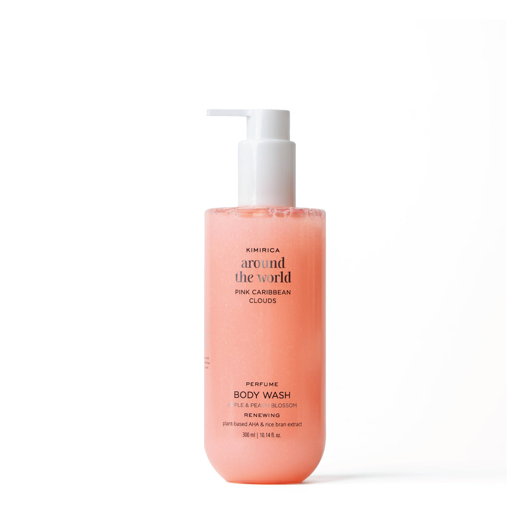 Kimirica Pink Caribbean Refreshing Shower Gel With Nourishing Olive Oil