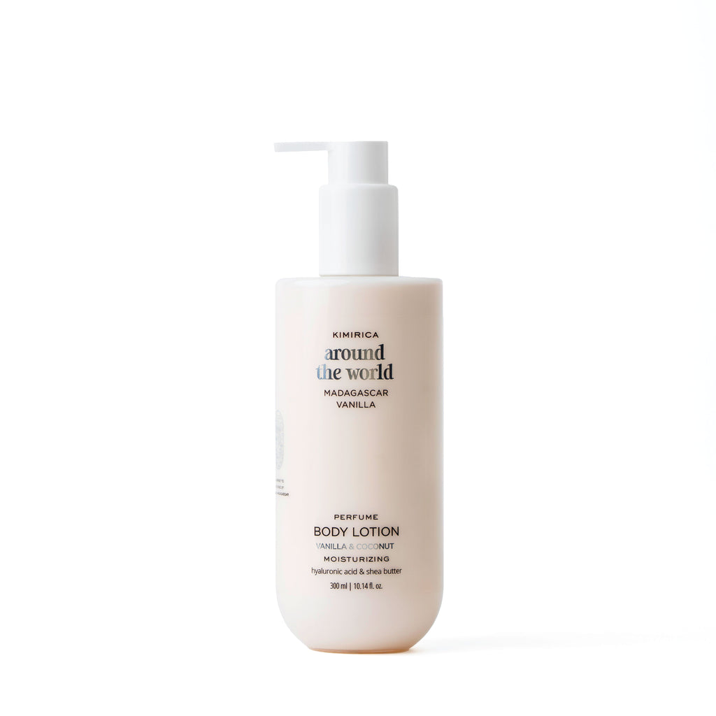 Kimirica Madagascar Vanilla Body Lotion Deep Moisturization with Vanilla & Shea Butter for Dry Skin