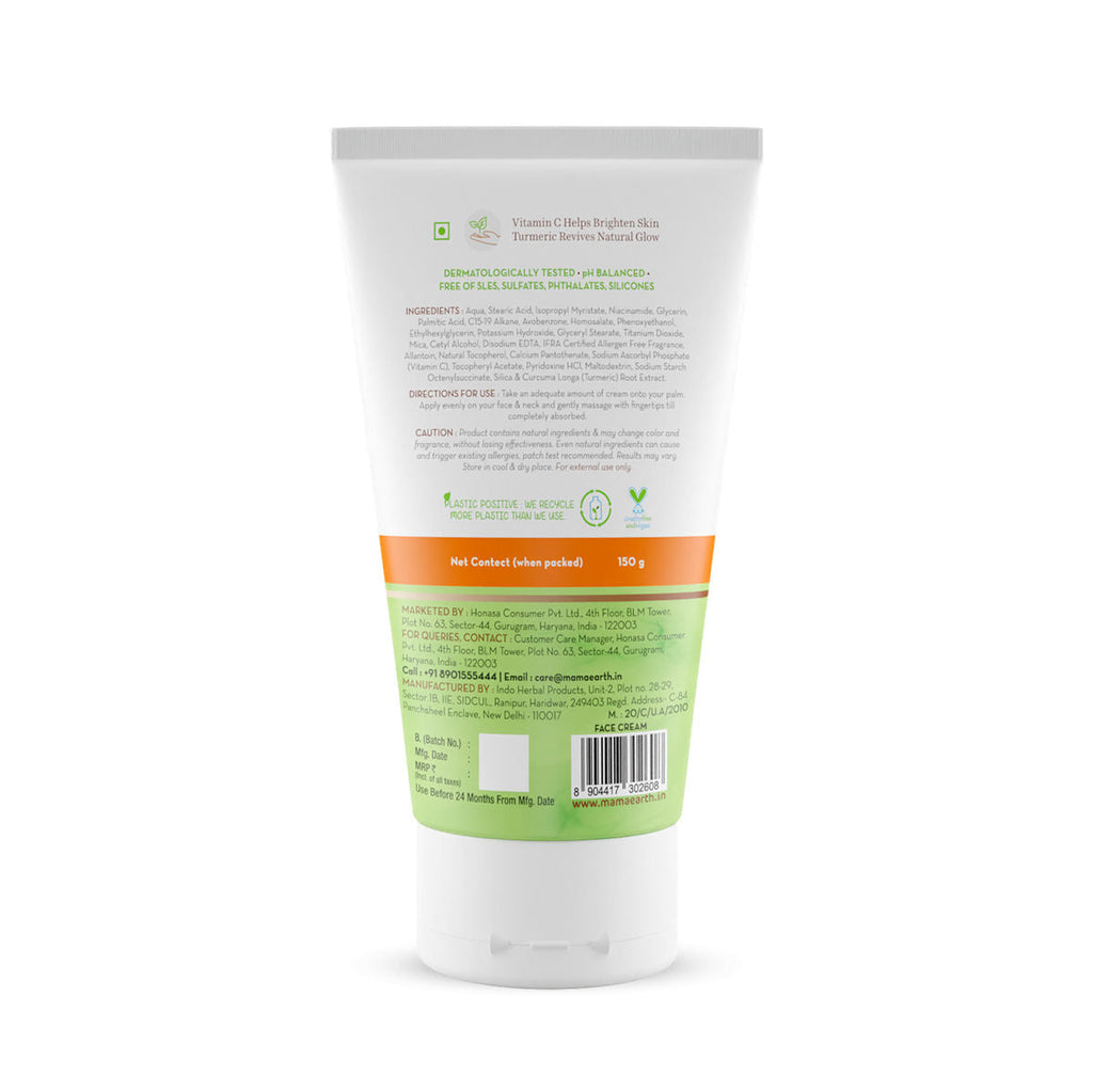 Mamaearth Vitamin C Daily Glow Face Cream With Vitamin C & Turmeric
