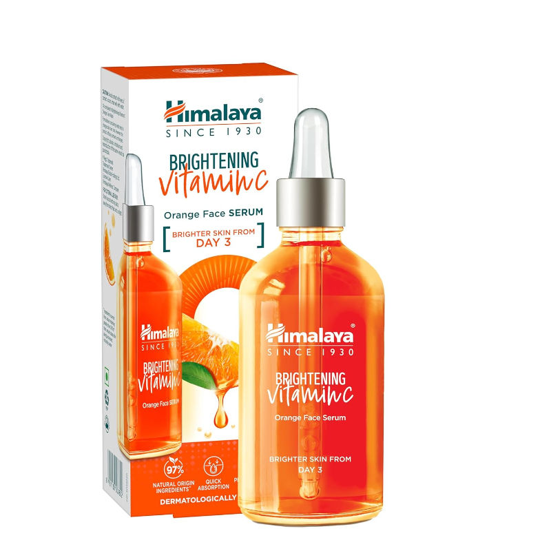 Himalaya Brightening Vitamin C Orange Face Serum for Glowing Skin