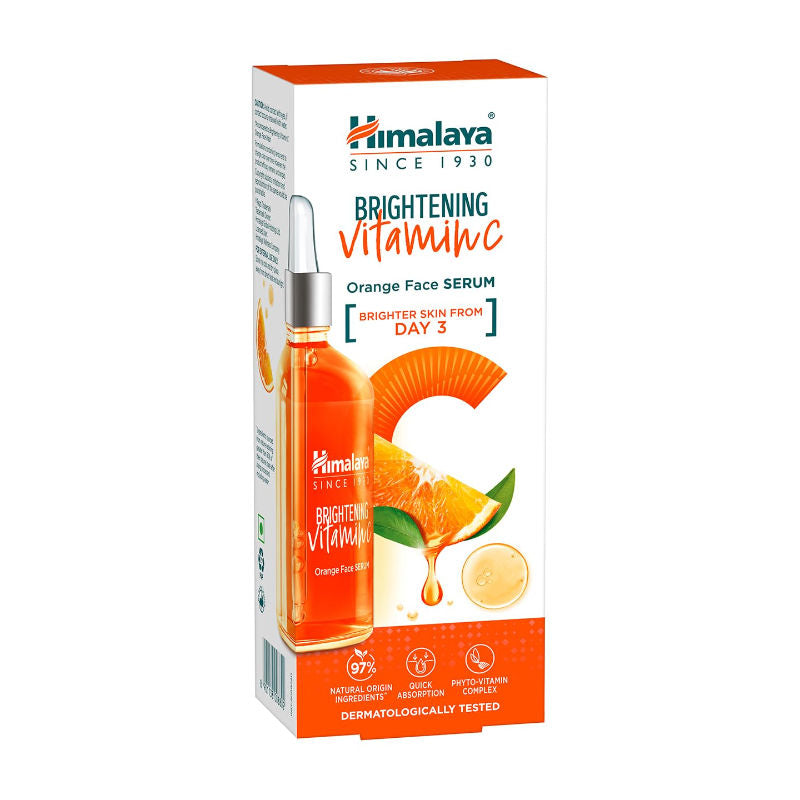 Himalaya Brightening Vitamin C Orange Face Serum for Glowing Skin