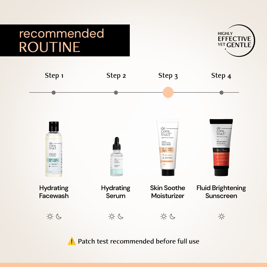 Deconstruct Skin Soothe Moisturizer, 1% Ceramide + 0.2% Bisabolol, Hydrates & Calms Skin
