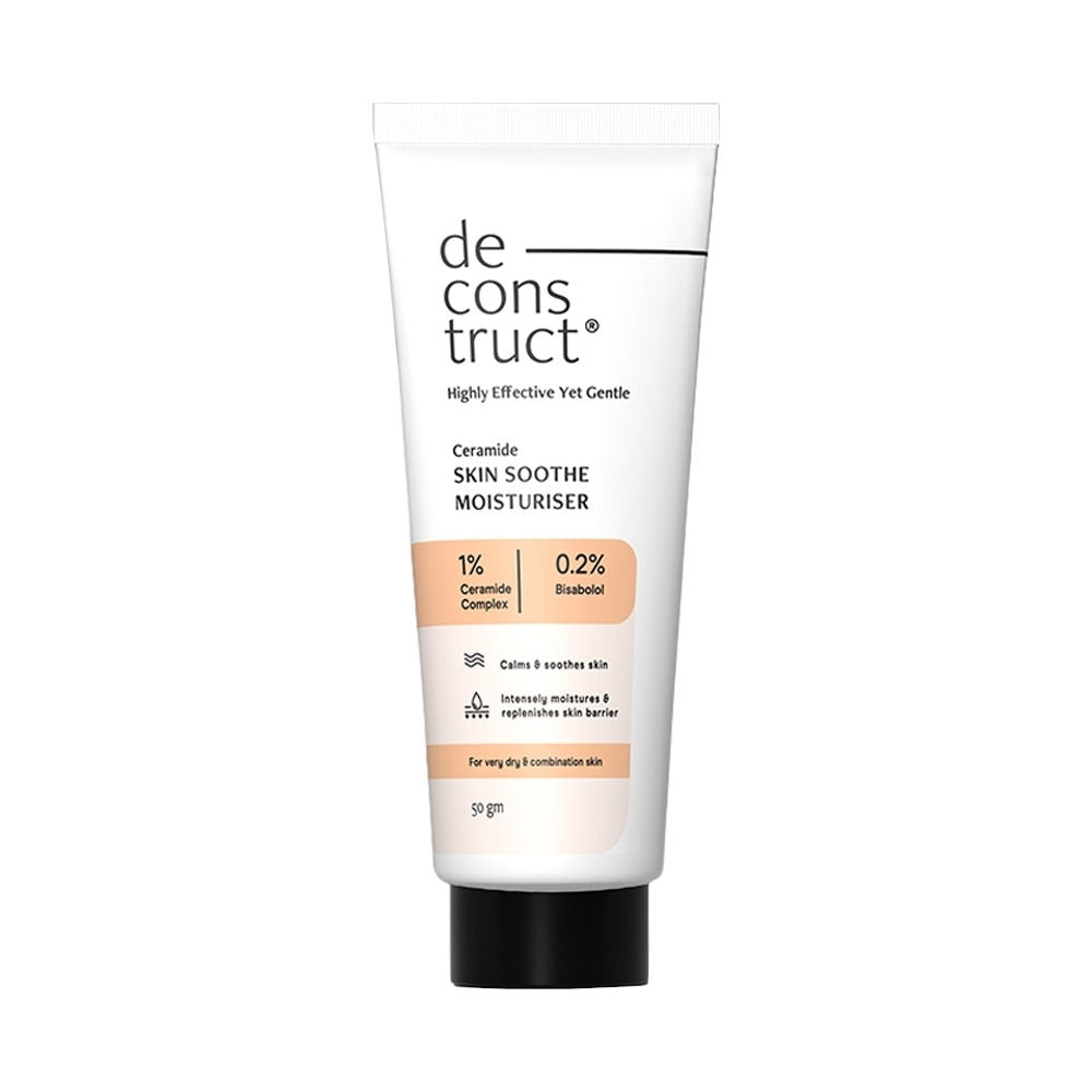 Deconstruct Skin Soothe Moisturizer, 1% Ceramide + 0.2% Bisabolol, Hydrates & Calms Skin