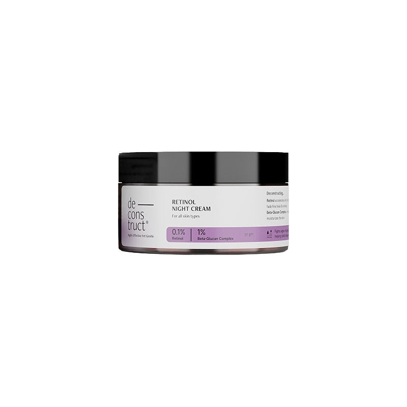 Deconstruct Retinol Night Cream, Boosts Collagen, Fades Wrinkles & Lines