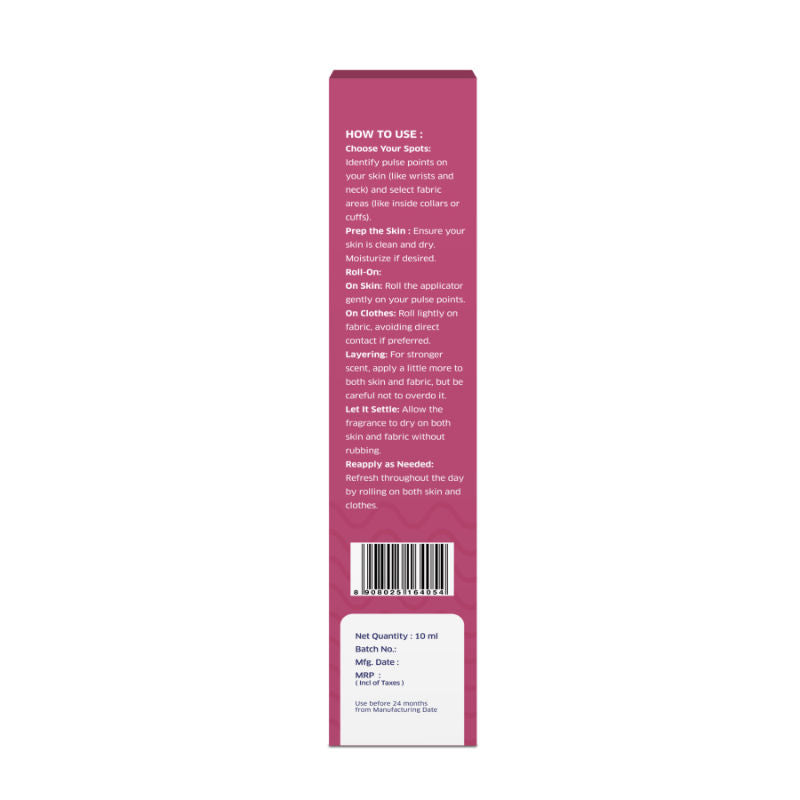 BAKE Happy 100% Concentrated Perfume Oil Roll On Fragrance For Men & Women - Black Currant