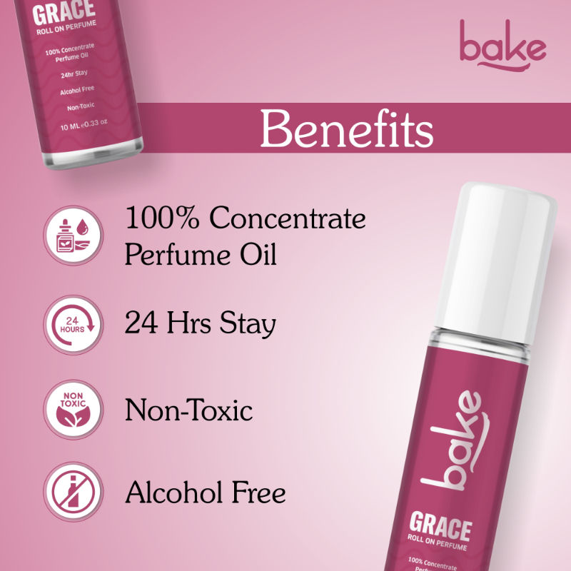 BAKE Happy 100% Concentrated Perfume Oil Roll On Fragrance For Men & Women - Black Currant