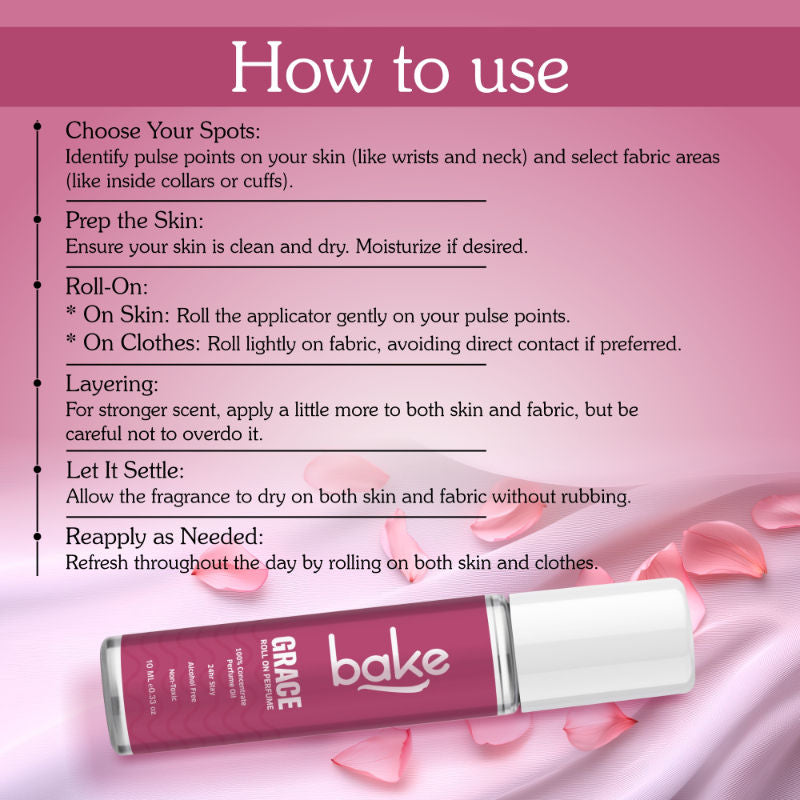 BAKE Happy 100% Concentrated Perfume Oil Roll On Fragrance For Men & Women - Black Currant