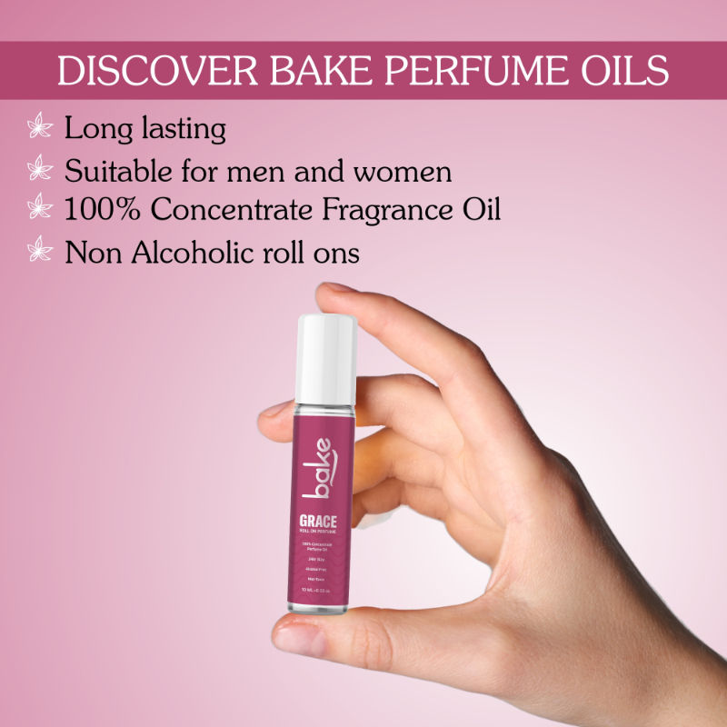 BAKE Happy 100% Concentrated Perfume Oil Roll On Fragrance For Men & Women - Black Currant