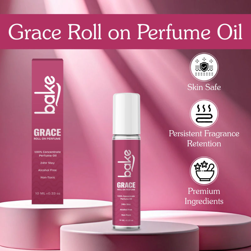 BAKE Happy 100% Concentrated Perfume Oil Roll On Fragrance For Men & Women - Black Currant