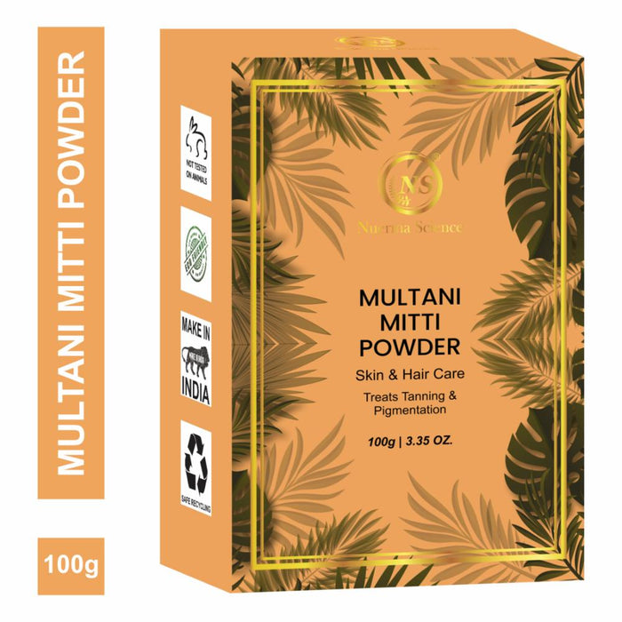 Nuerma Science Multani Mitti Powder Skin & Hair Care Treats Tanning & Pigmentation