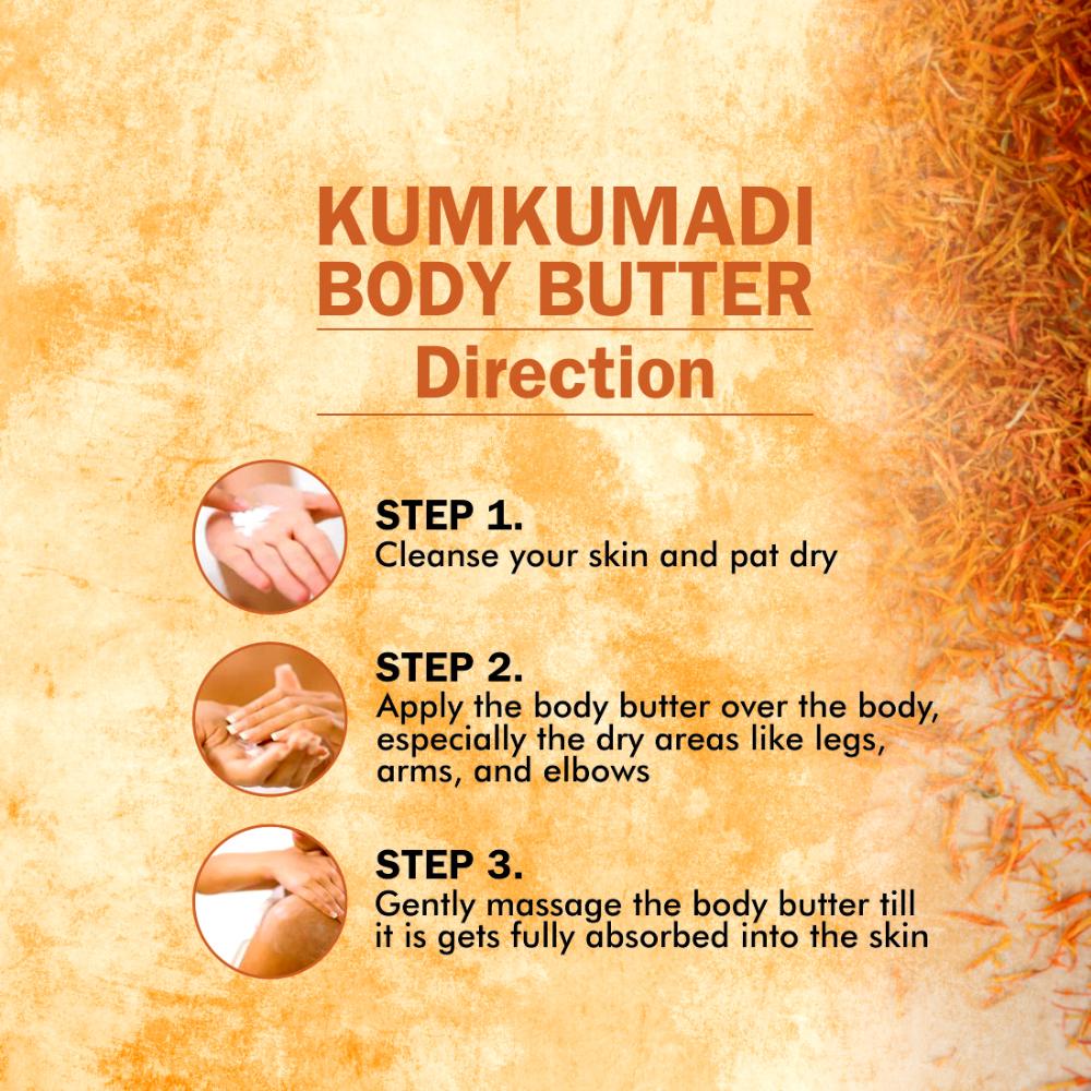Nuerma Science Kumkumadi Body Butter with Shea Butter for Soft, Plumping & Lightening Skin