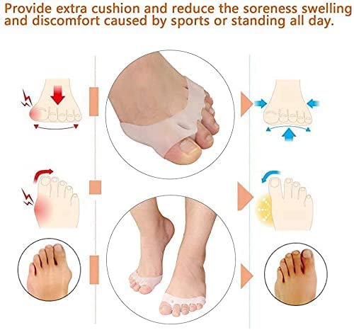 Bronson Professional Toe Separator Bunion Correctore Toe Relief Pedicure Foot Care