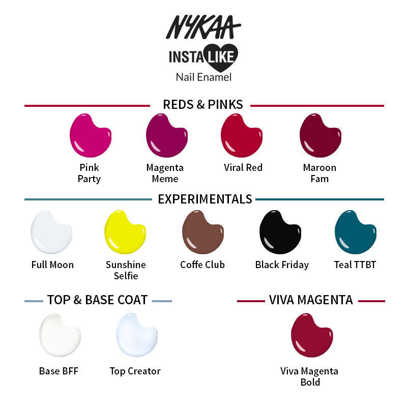 Nykaa Cosmetics Nail Enamel - Base BFF 373