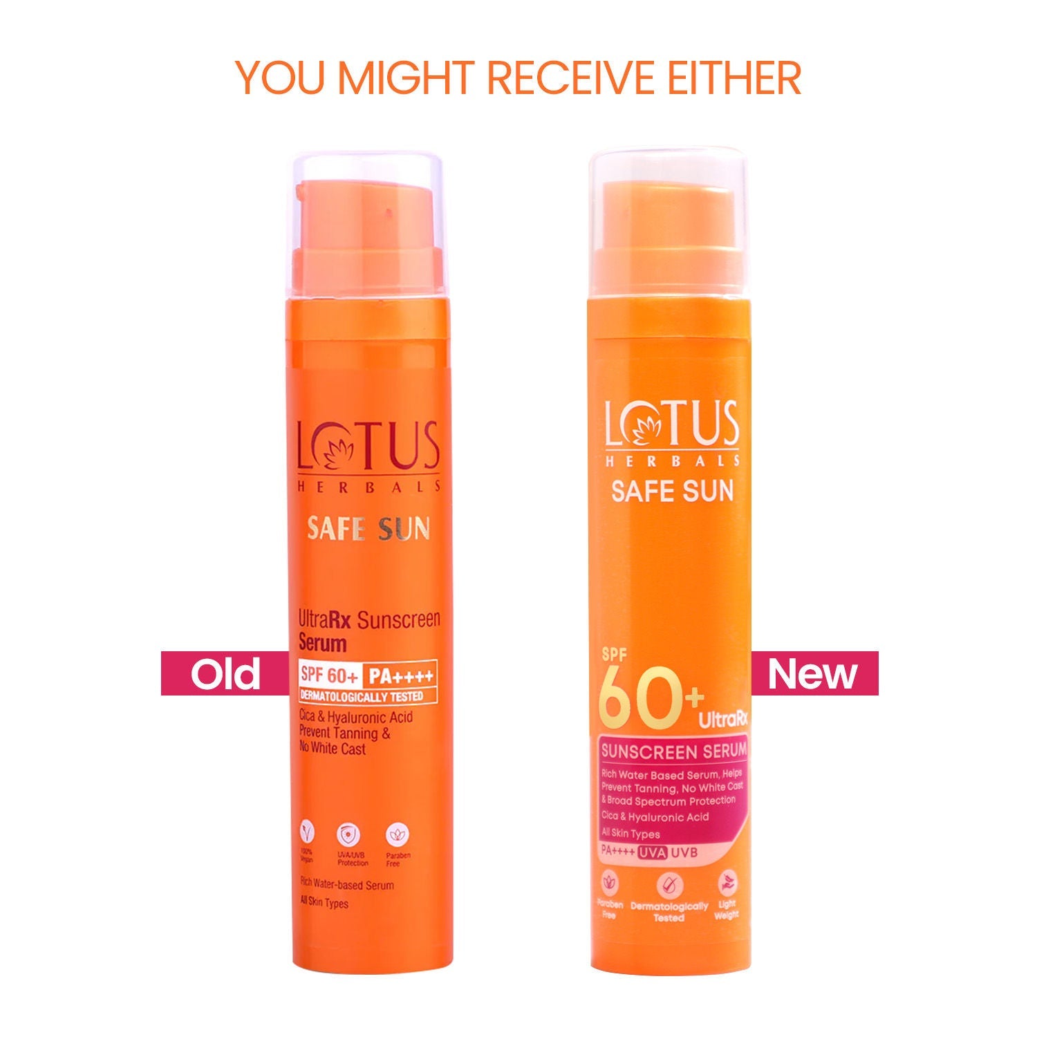 Lotus Herbals Ultrarx Sunscreen Serum SPF 60+ PA++++ In Vivo & Dermatologically Tested
