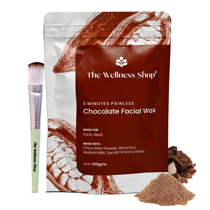 The Wellness Shop Chocolate Facial Wax Powder