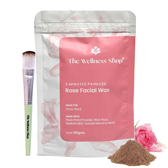 The Wellness Shop Rose Facial Wax Powder