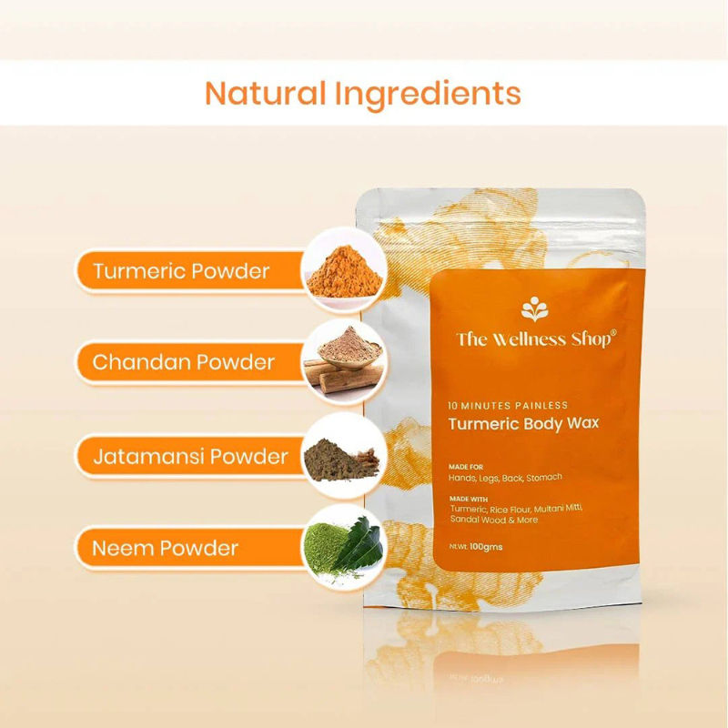 The Wellness Shop Turmeric Full Body Wax Powder