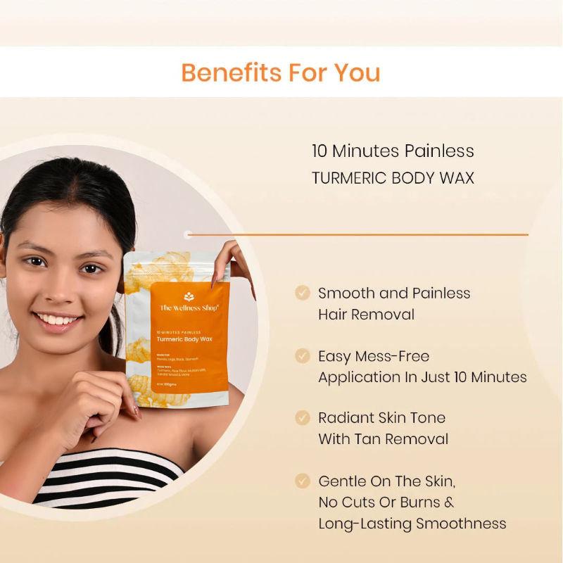 The Wellness Shop Turmeric Full Body Wax Powder