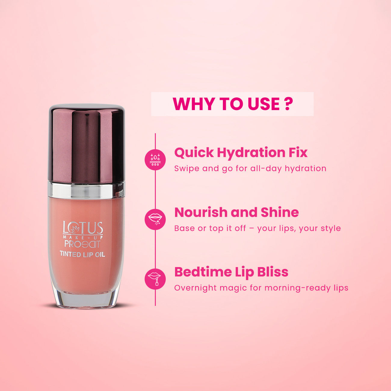 Lotus Make Up Proedit Tinted Lip Oils
