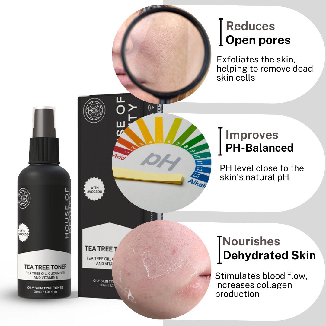 House Of Beauty Tea Tree + Avocado Toner (oily To Combination Skin)