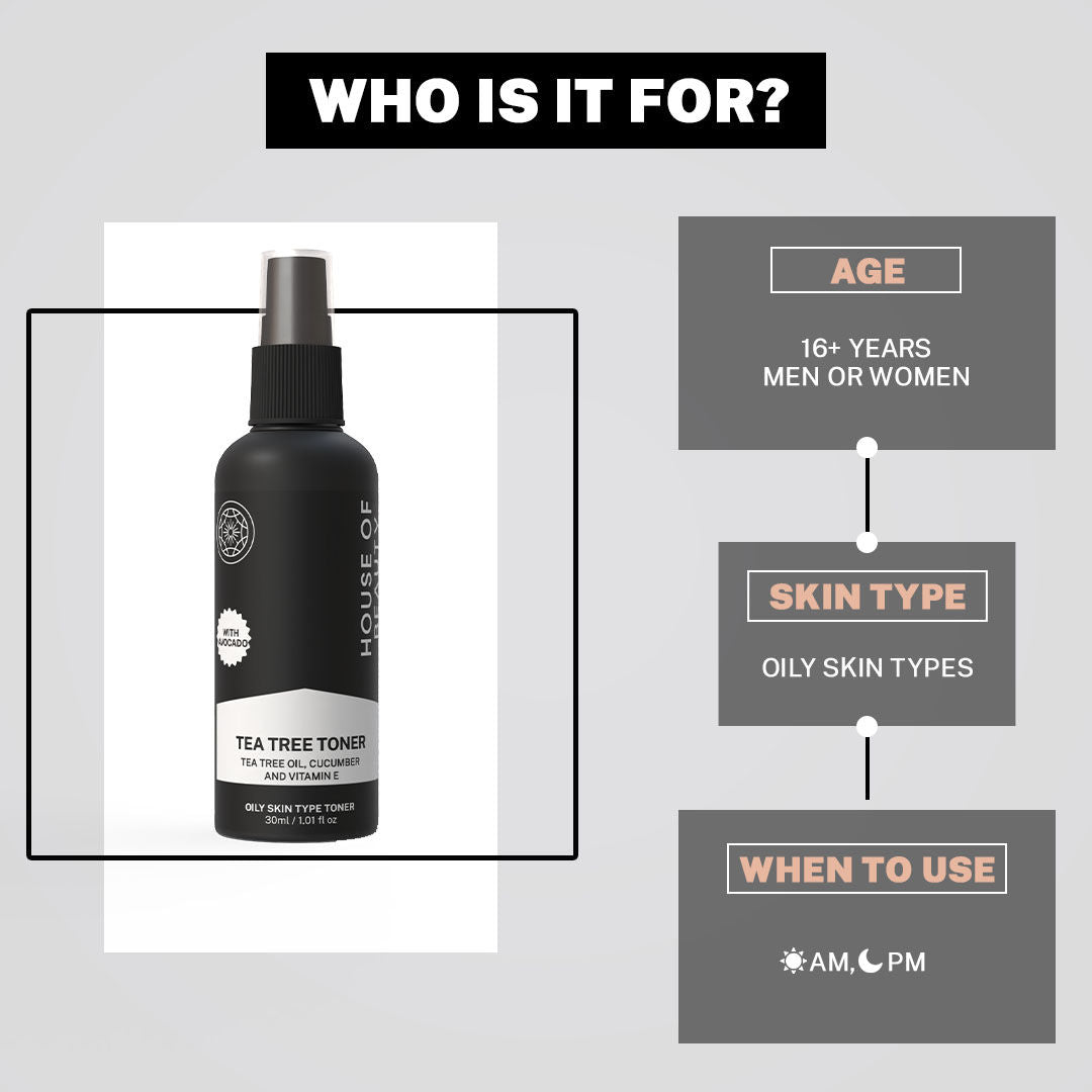 House Of Beauty Tea Tree + Avocado Toner (oily To Combination Skin)