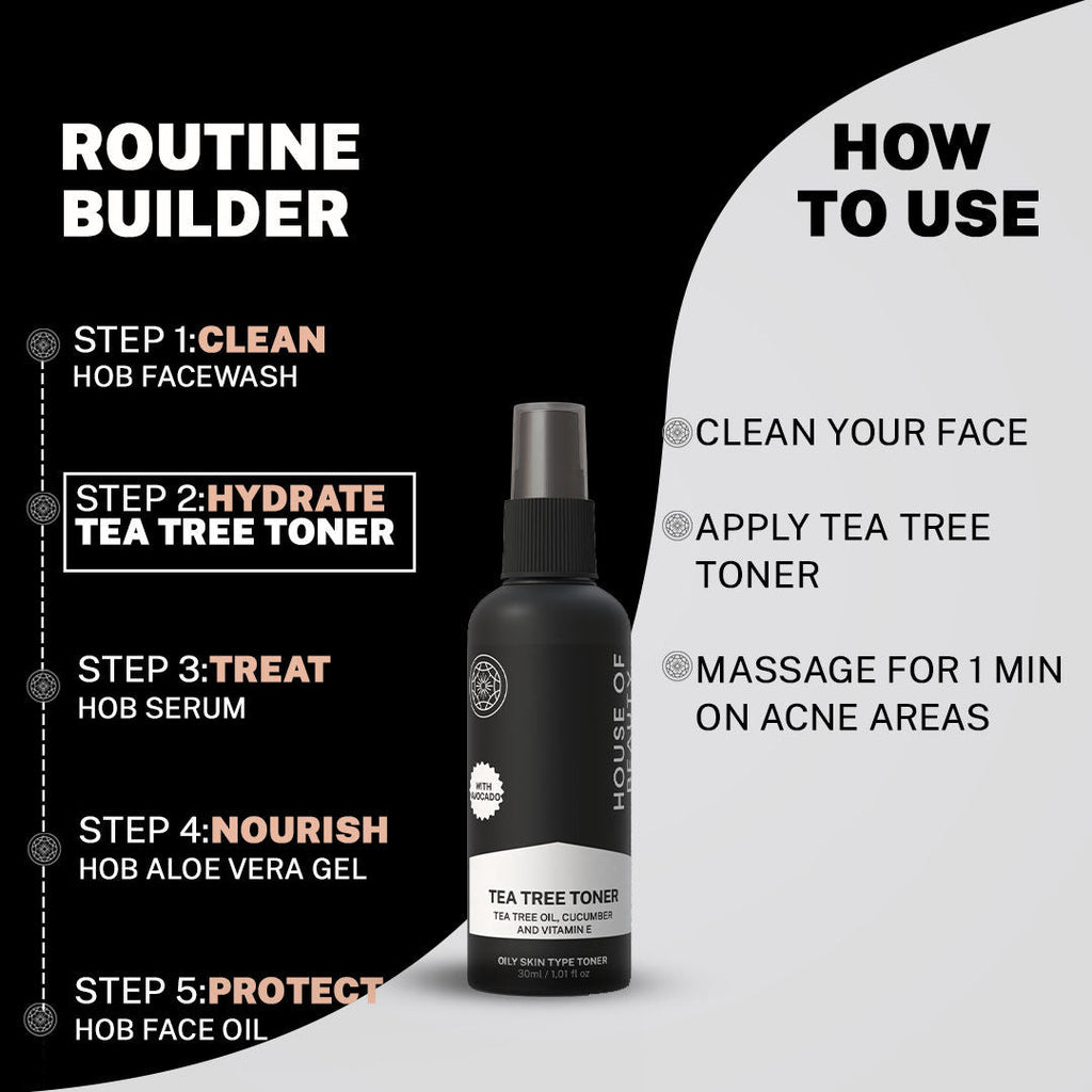 House Of Beauty Tea Tree + Avocado Toner (oily To Combination Skin)