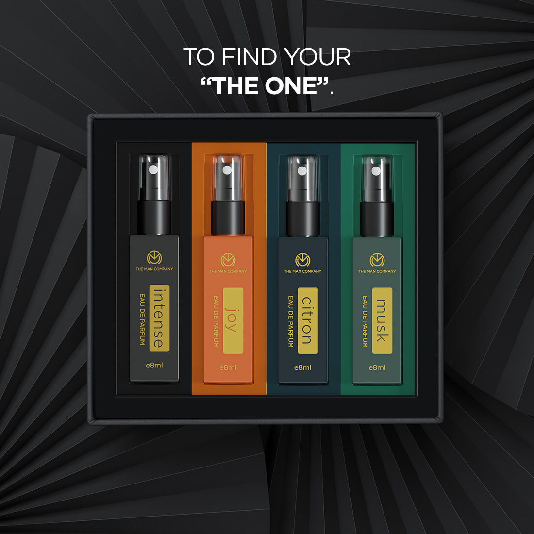 The Man Company Perfume Box (Joy + Citron + Musk + Intense) For Him
