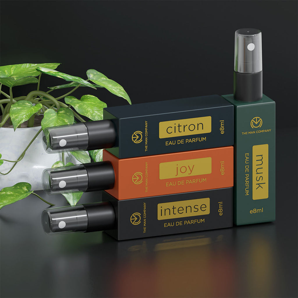 The Man Company Perfume Box (Joy + Citron + Musk + Intense) For Him