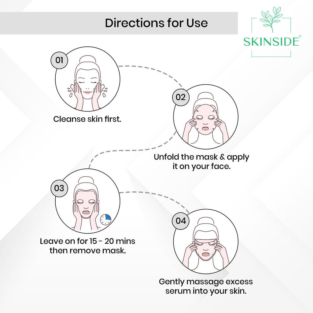 SKINSIDE Serum Sheet Mask With Hyaluronic Acid