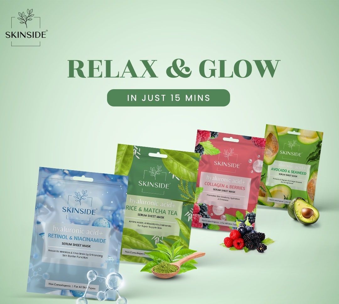 SKINSIDE Serum Sheet Mask With Hyaluronic Acid