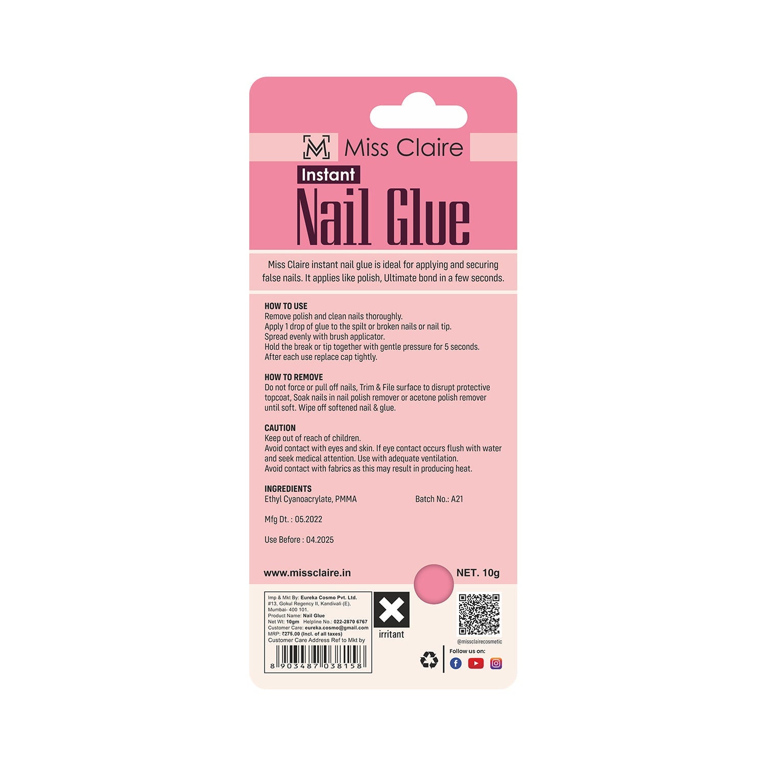 Miss Claire Nails Glue