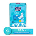 Bella Classic Comfort Maxi Softi, Breathable Sanitary Pads with Wings, Heavy Flow (20 Pcs)