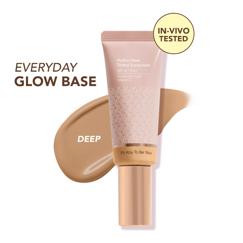 Kay Beauty Hydra Glow Tinted Sunscreen SPF 40 PA++ with Hyaluronic Acid & Vitamin C