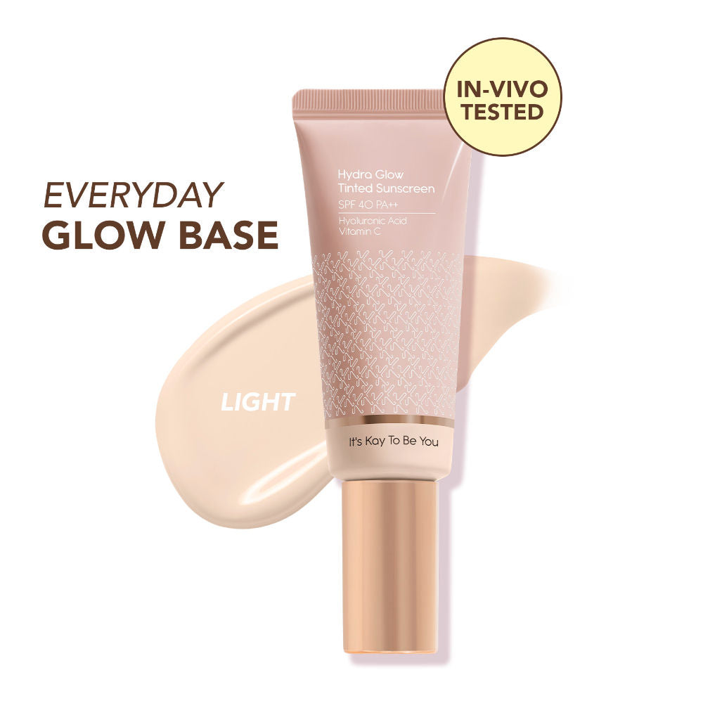 Kay Beauty Hydra Glow Tinted Sunscreen SPF 40 PA++ with Hyaluronic Acid & Vitamin C