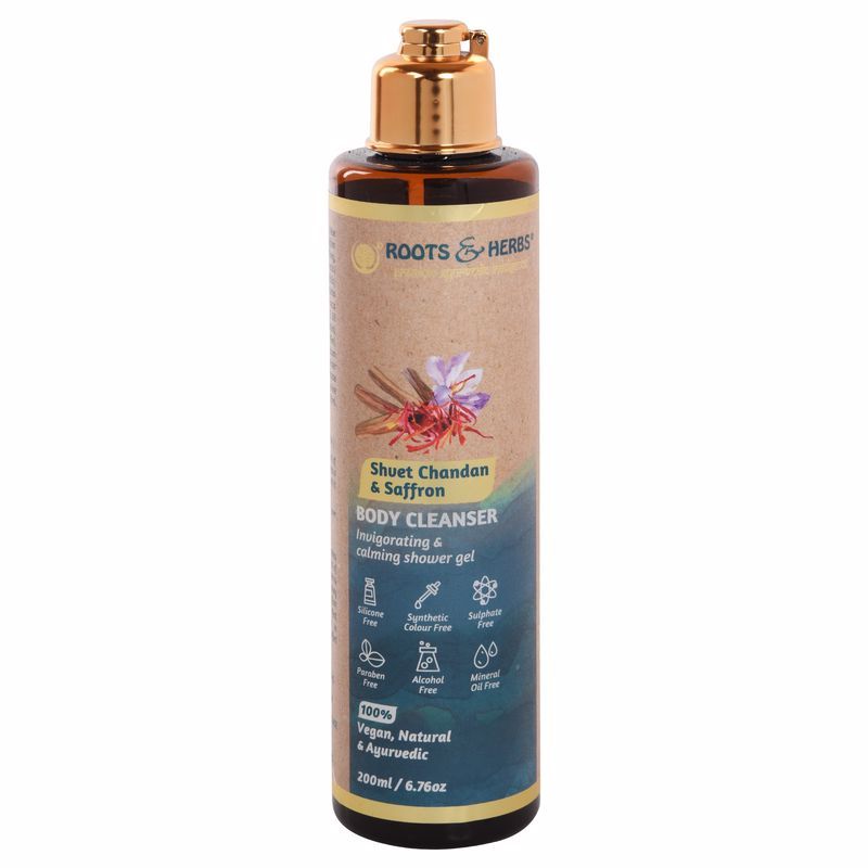 Roots & Herbs Shvet Chandan & Saffron Body Cleanser
