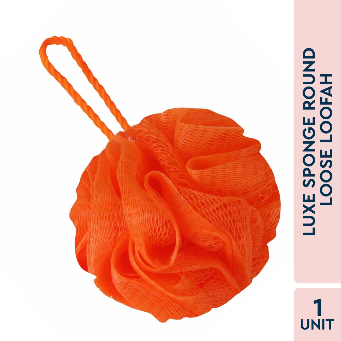 GUBB Plastic Bath Sponge Round Loose Loofah - Color May Vary