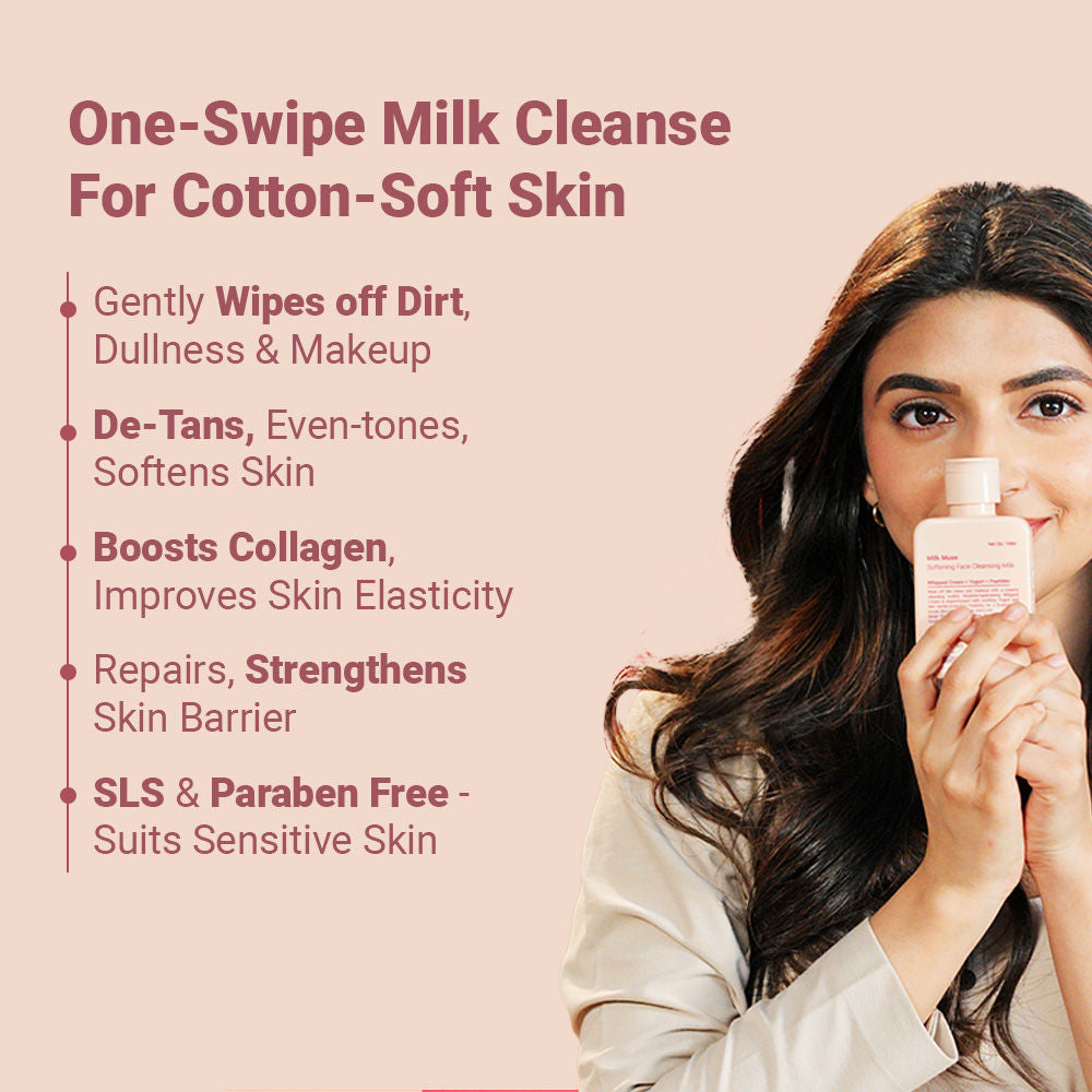 Neude Skin Peptide Face Cleansing Milk - Milk Muse