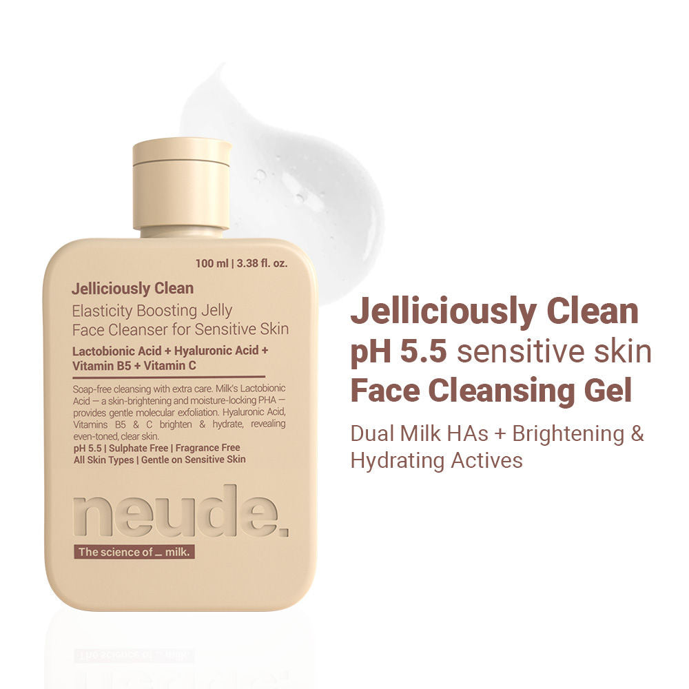 Neude Skin Milk-Jelly Hydrating Face Cleansing Gel