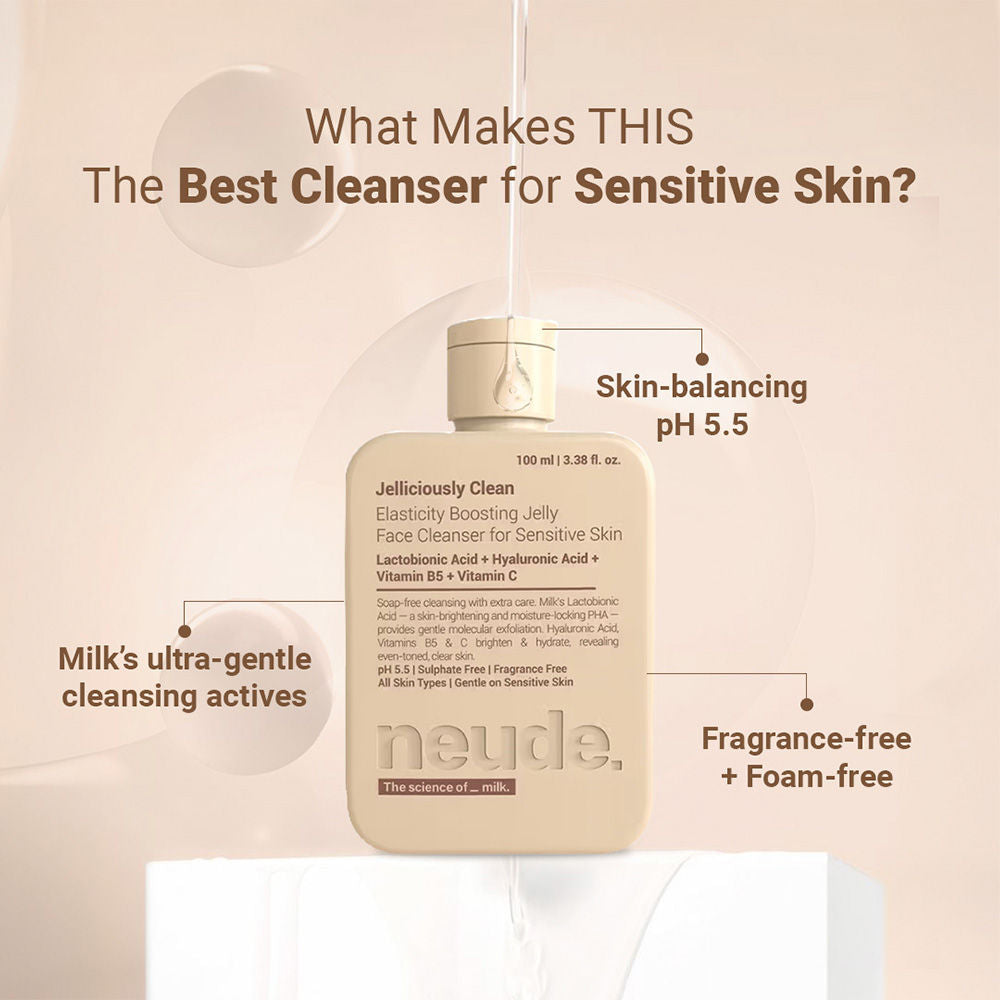 Neude Skin Milk-Jelly Hydrating Face Cleansing Gel