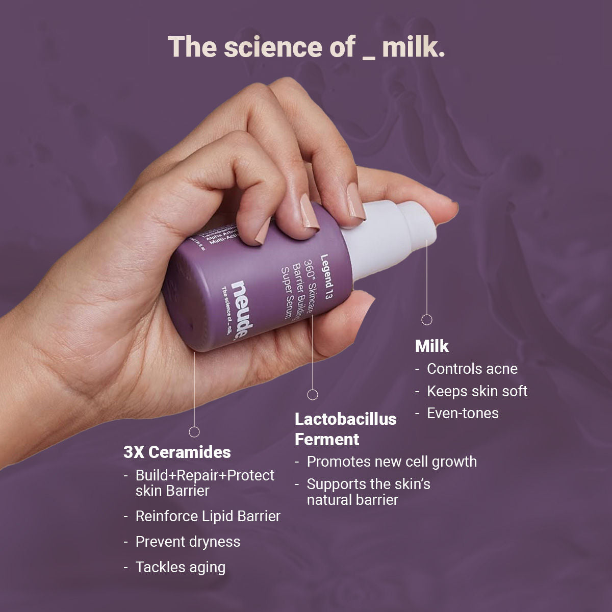 Neude Skin Legend 13 3X Ceramide Multi-Active Face Serum