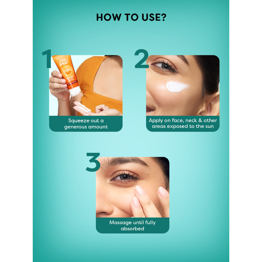 SUGAR POP SPF 50 PA++++ UVA/UVB With Vitamin C, Niacinamide & Hyaluronic Acid