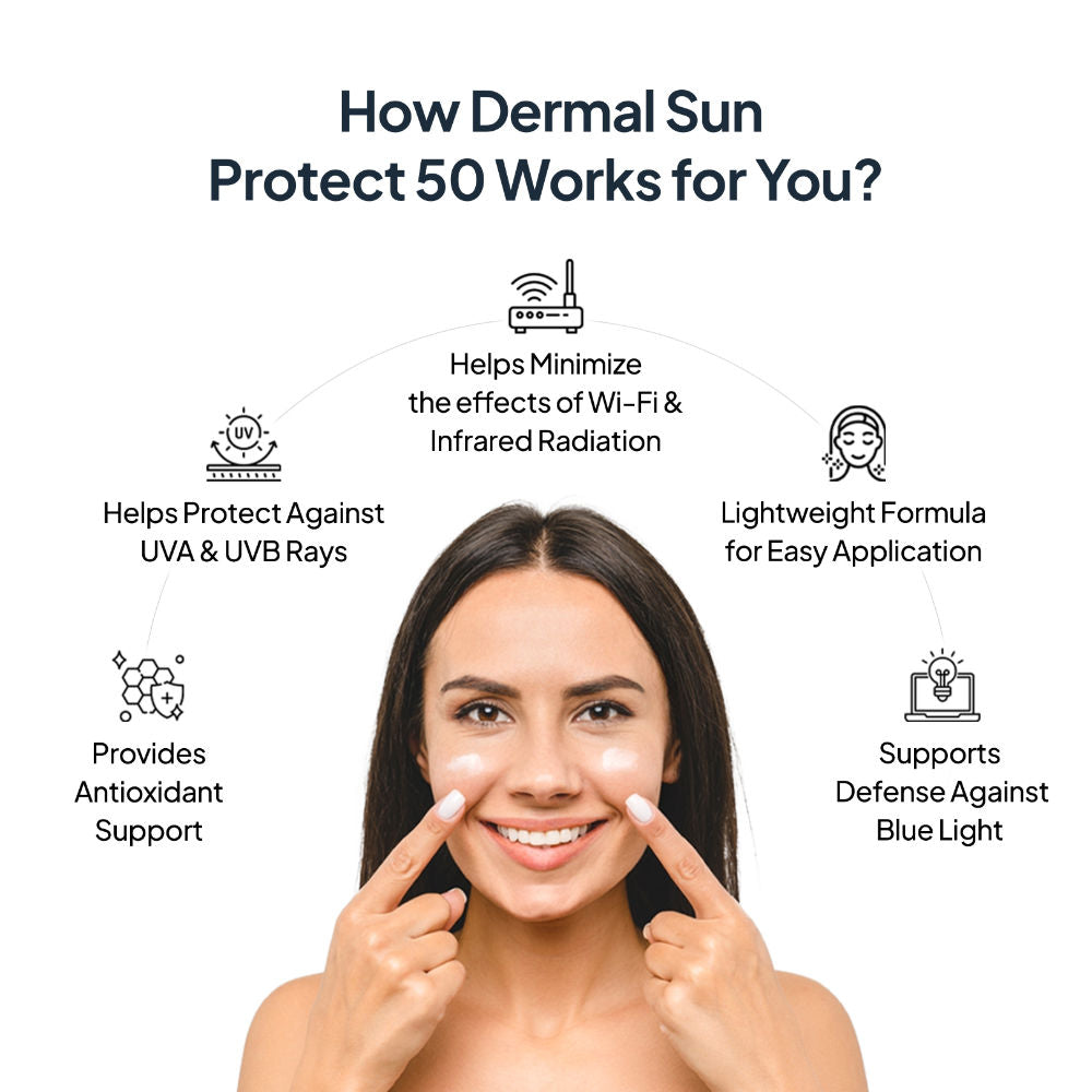 Miduty Dermal Sun Protect 50 Tinted Mineral Sunscreen SPF 50 PA+++