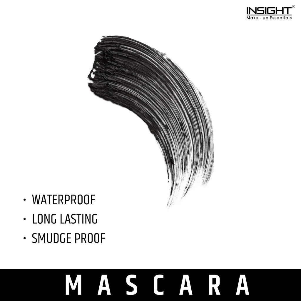 Insight Cosmetics Ultra Curl Perfect Mascara, Long Wear & Waterproof - Black