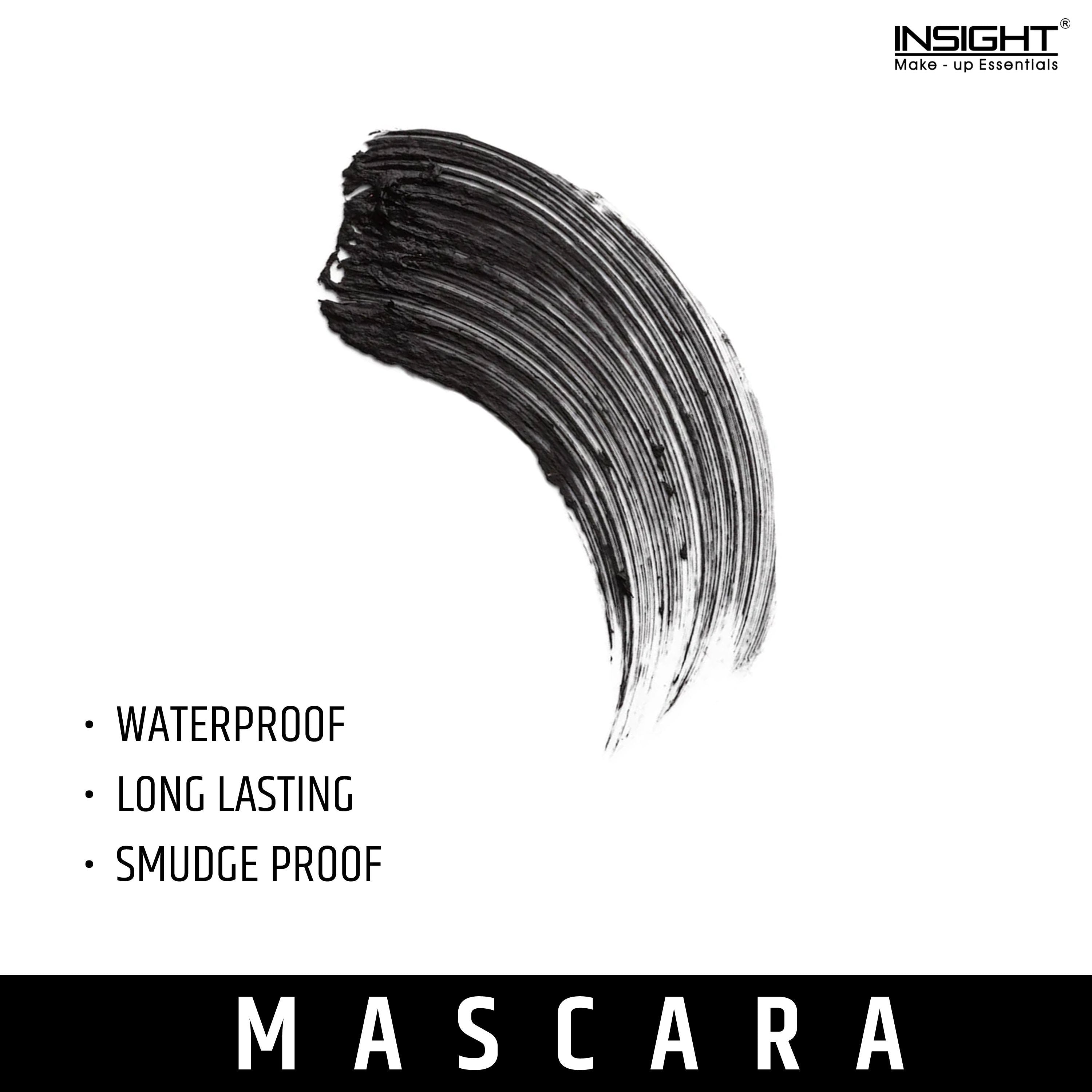 Insight Cosmetics Ultra Curl Perfect Mascara, Long Wear & Waterproof - Black