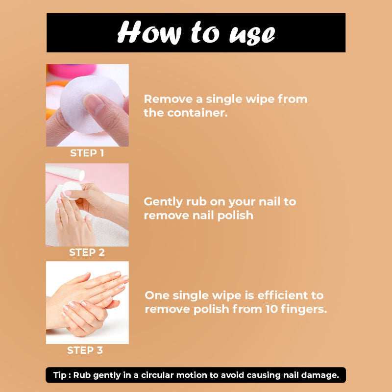 Insight Cosmetics Nail Polish Remover Wipes