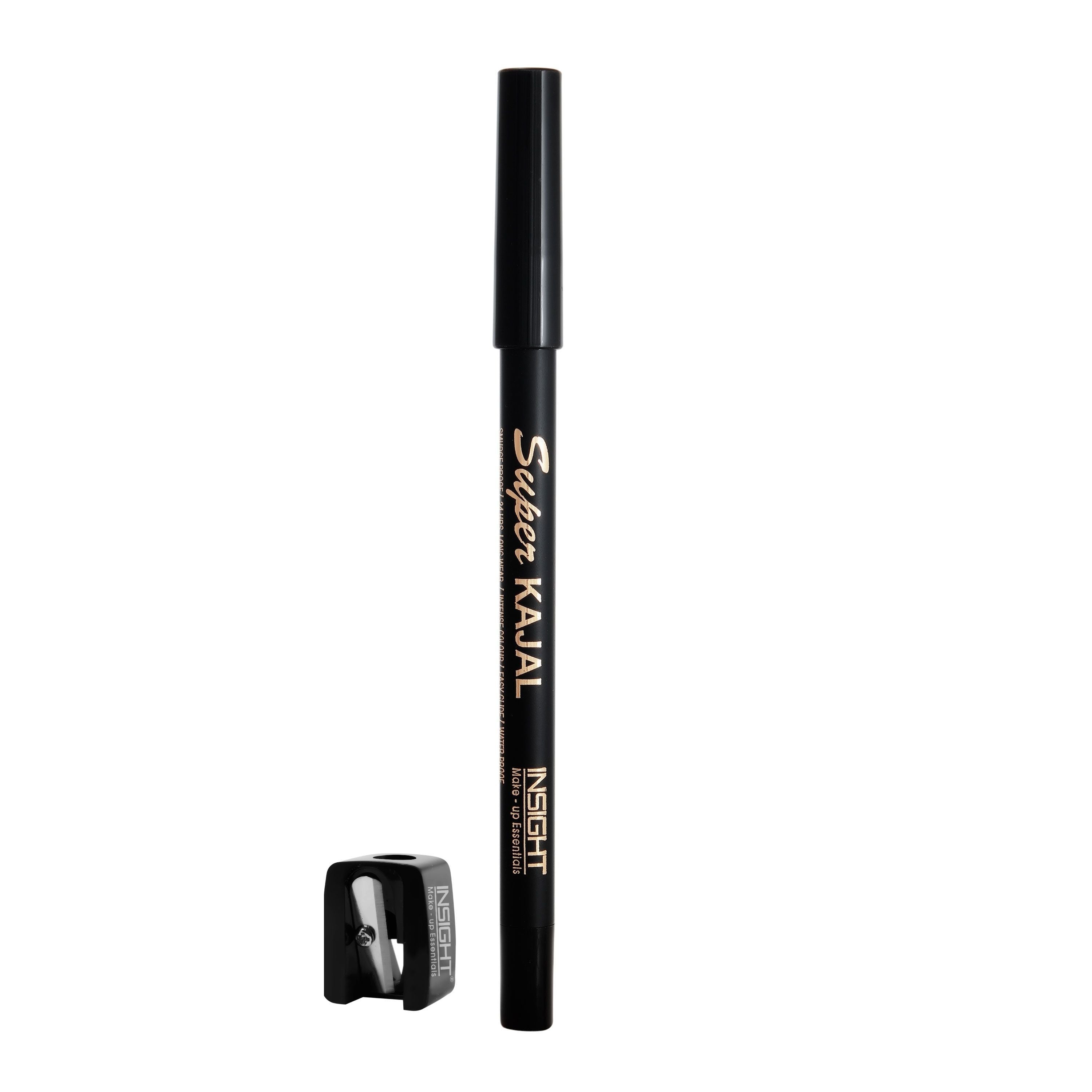 Insight Cosmetics Super Kajal, 25hr Long Wear, Waterproof, 1 Swipe Pigment