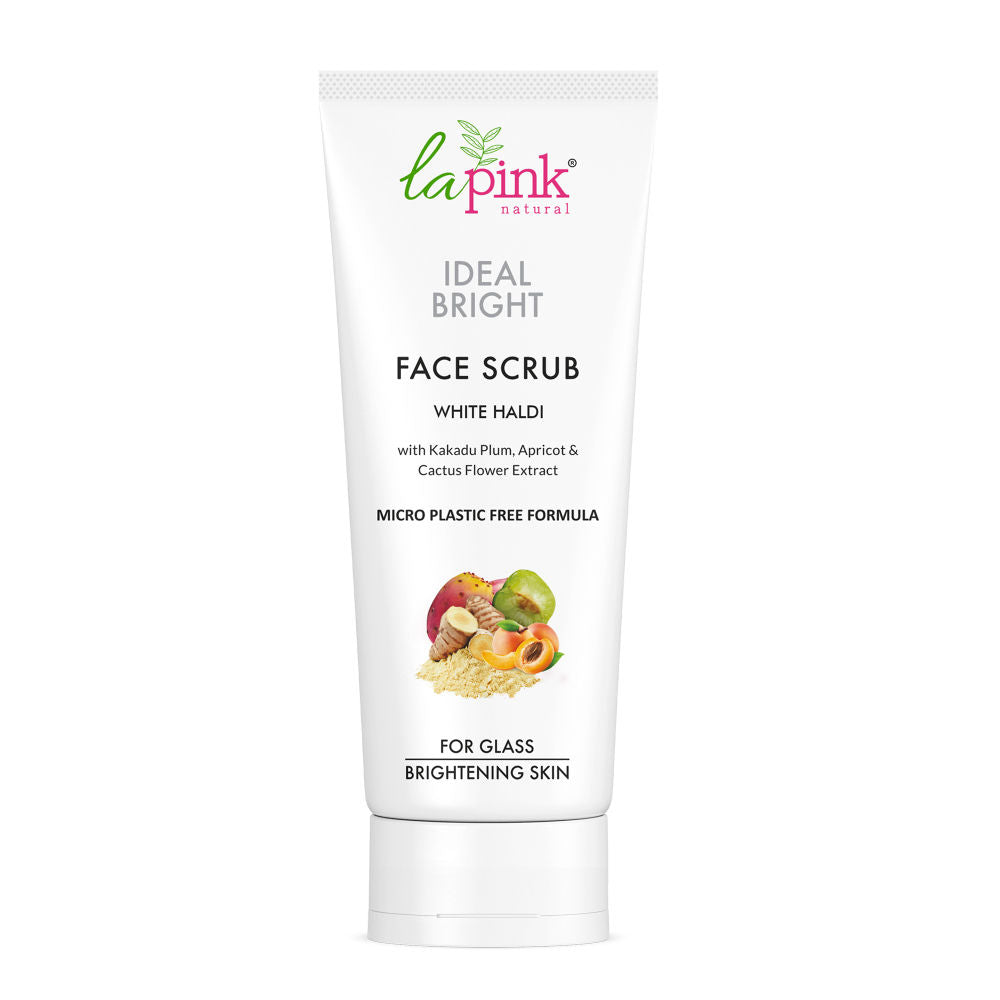 La Pink Ideal Bright Face Scrub For Flawless & Glowing Skin, Gentle Exfoliation, All Skin Types