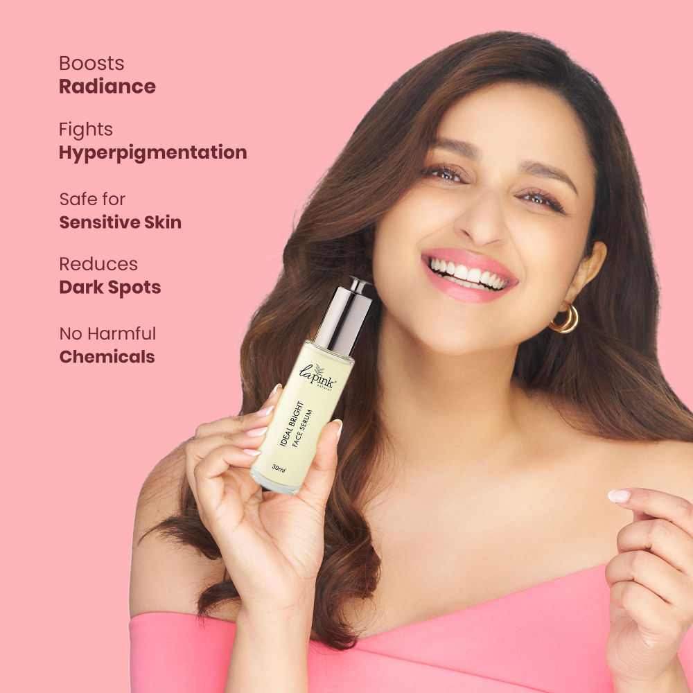La Pink Ideal Bright Face Serum With Kakadu Plum For Hyperpigmentation & Dark Spot Reduction