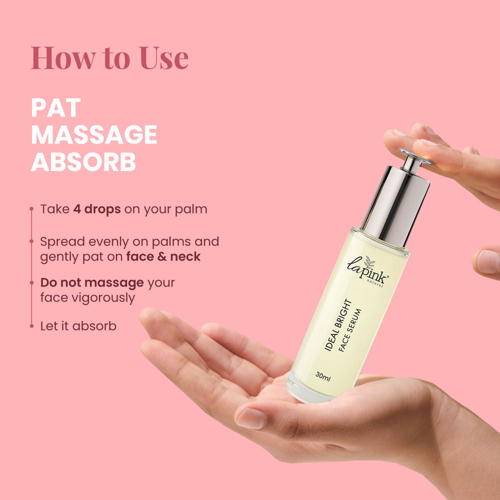 La Pink Ideal Bright Face Serum With Kakadu Plum For Hyperpigmentation & Dark Spot Reduction
